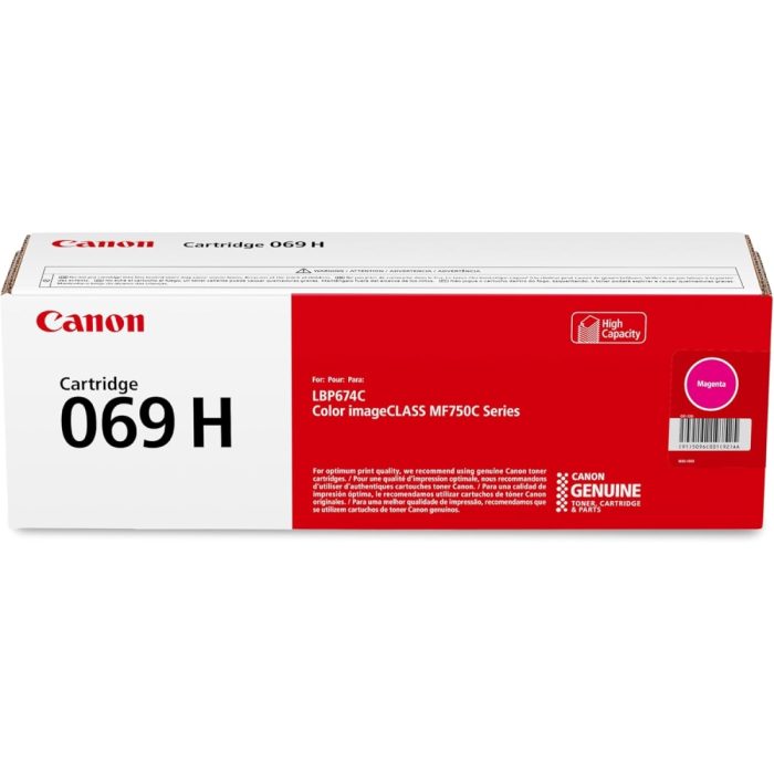 Tóner Original Negro 069H de Alta Capacidad para MF753Cdw, MF751Cdw y LBP674Cdw - Eficiencia Garantizada