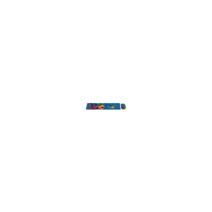 Xtech - Keyboard and mouse set - Spanish - Wireless - 2.4 GHz - Stitch Design - Disney XTK-D312ST