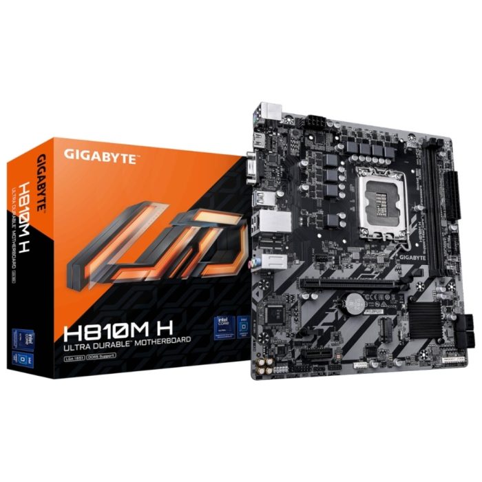 Placa base Gigabyte H810M HD5 mATX - Soporte DDR4, diseño compacto y rendimiento optimizado