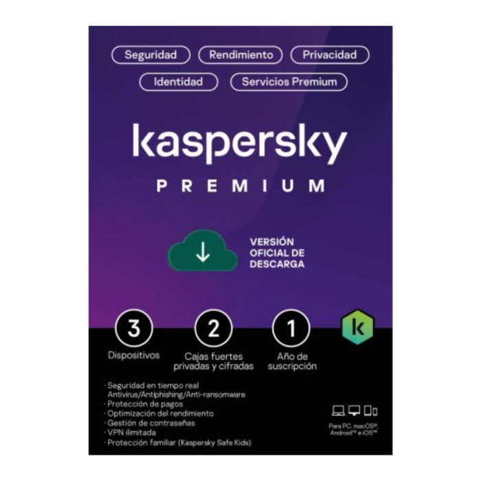 KASPERSKY PREMIUM 3PC 1Y