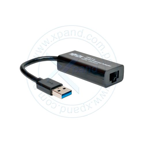 Adaptador de red Trippe-Lite U336-000-R, USB 3.0 SuperSpeed a Gigabit Ethernet.