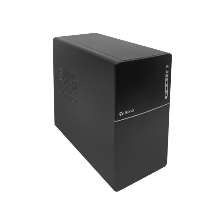 Case Teros Te-1038S, Factor De Forma Atx, 250 W, Usb 3.0 / 2.0, Audio, Negro.