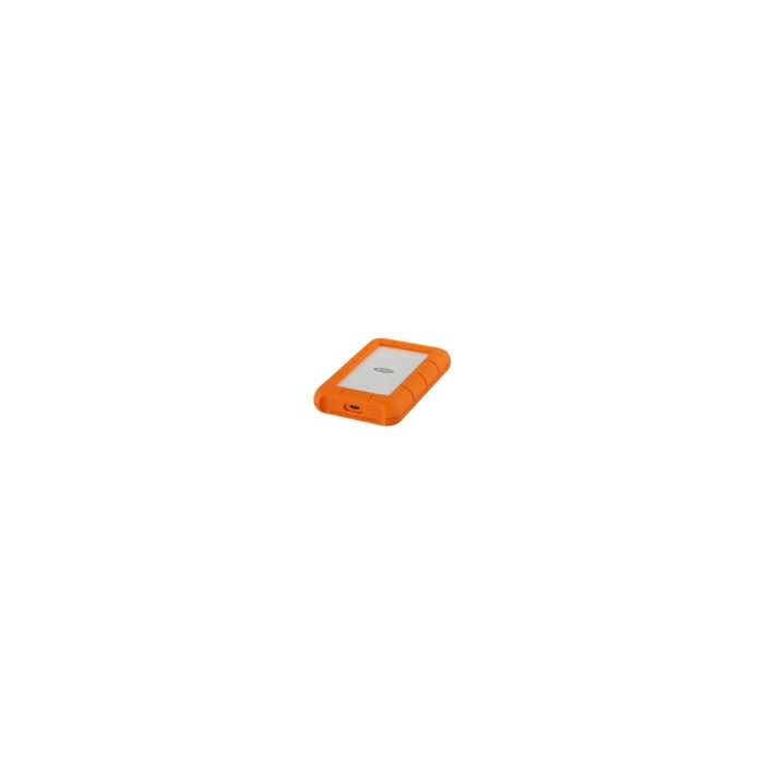 LaCie Rugged USB-C - Disco duro - 4 TB - externo (portátil) - USB 3.1 Gen 1 (USB-C conector) - naranja