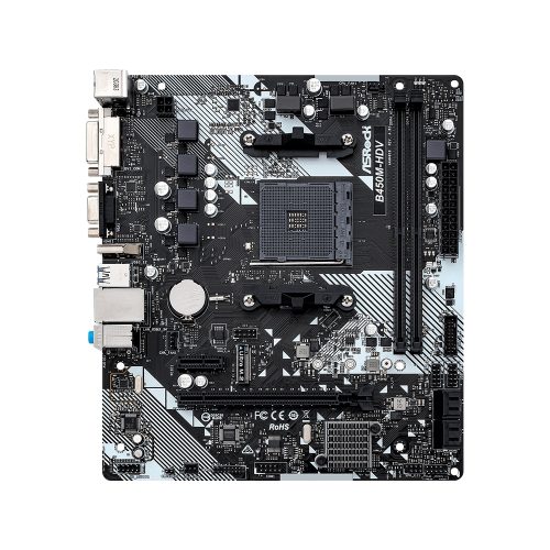 Motherboard ASROCK B450M-HDV R4.0, Chipset AMD B450, Socket AMD AM4, mATX