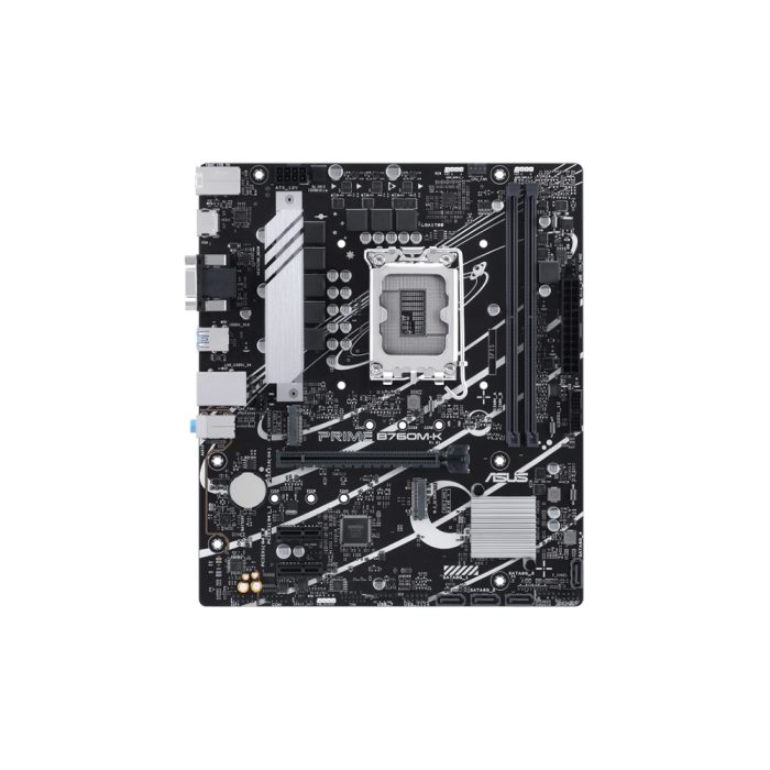 Motherboard ASUS PRIME B760M-K micro-ATX, Chipset Intel B760, Socket LGA1700, alto rendimiento