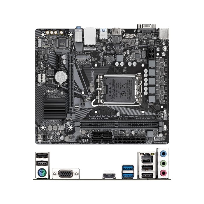 Motherboard Gigabyte B760M K V2 DDR4, Chipset Intel B760, LGA1700, mATX