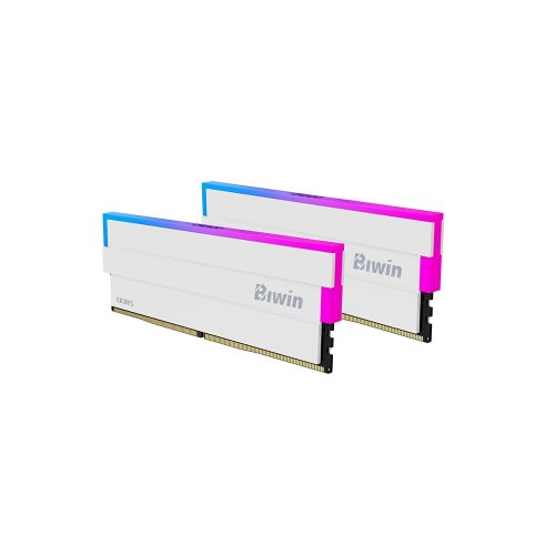 Memoria Udimm Biwin Black Opal Dw100 Rgb, 32Gb (2X16Gb) Ddr5-6000, Pc5-48000, Cl34, 1.35V