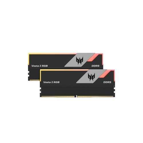 Memoria Predator Vesta Ii 32Gb Ddr5-6000Mhz (2X16Gb), Cl34, 1.3V, 1Rx8, Rgb, Color Negro
