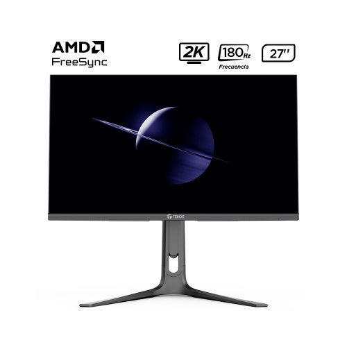Monitor plano gaming TEROS TE-2753G, 27" 2K QHD IPS, 180 Hz, 1 ms, HDMI, DP