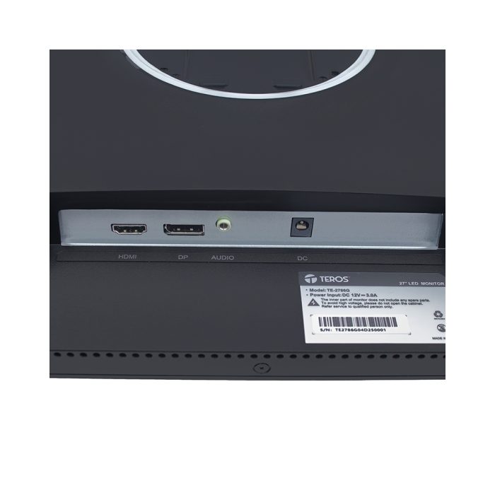 Monitor plano gaming TEROS TE-2786G, 27" FHD IPS, 200Hz, 1920x1080, HDMI, DP, FreeSync