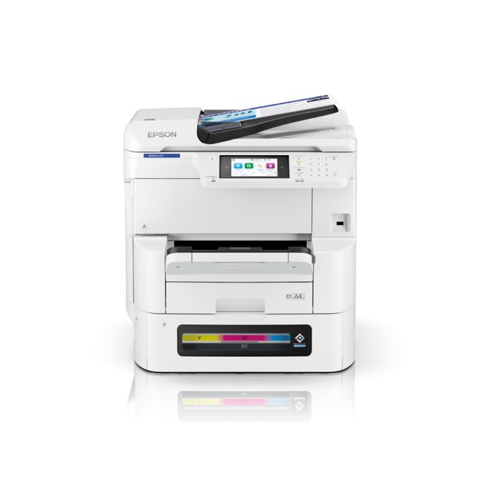 Multifuncional De Tinta Epson Workforce Pro Em-C8100, Imprime/Escanea/Copia/Fax/Lan/Wifi