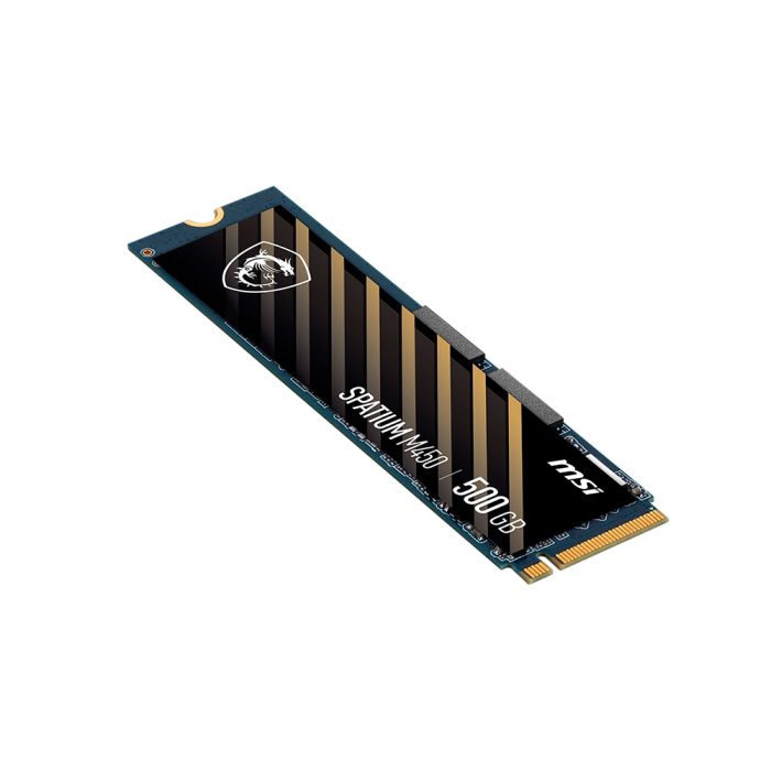 SSD MSI SPATIUM M450 500GB M.2 PCIe Gen 4.0x4 NVMe 1.4 - Alta velocidad y rendimiento extremo