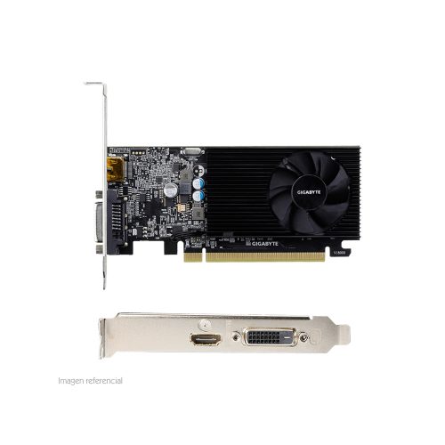 Tarjeta de video Gigabyte Nvidia GeForce GT 1030, 2GB DDR4 64-bit, Low ProFile.