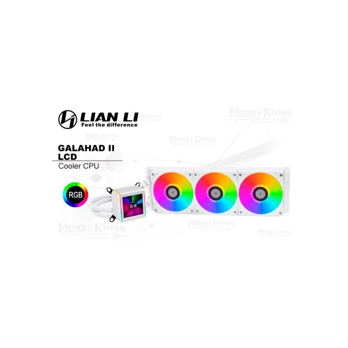 Refrigeración líquida para CPU Lian Li Galahad II LCD 360 mm - Rendimiento superior y diseño moderno