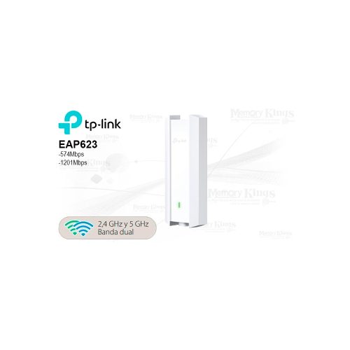 Access Point TP-Link EAP623 Outdoor HD AX1800 - Velocidad WiFi 6, Ideal para Grandes Espacios