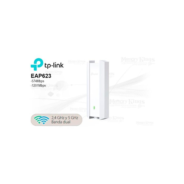 Access Point TP-Link EAP623 Outdoor HD AX1800 - Velocidad WiFi 6, Ideal para Grandes Espacios