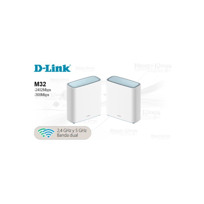 Router D-Link Mesh M32 AX3200 de doble banda - alto rendimiento y fácil configuración