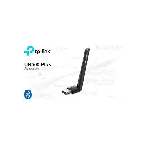 Adaptador USB TP-Link UB500 Plus, conexión rápida y eficiente, ideal para PC y laptops.
