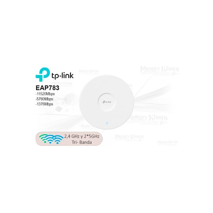 Punto de acceso TP-Link EAP783 Omada BE22000 para techo, alta velocidad y conectividad avanzada