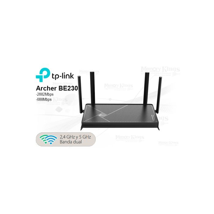 Router TP-Link BE3600 Wi-Fi 7 Dual-Band: velocidad ultra rápida y conexión estable