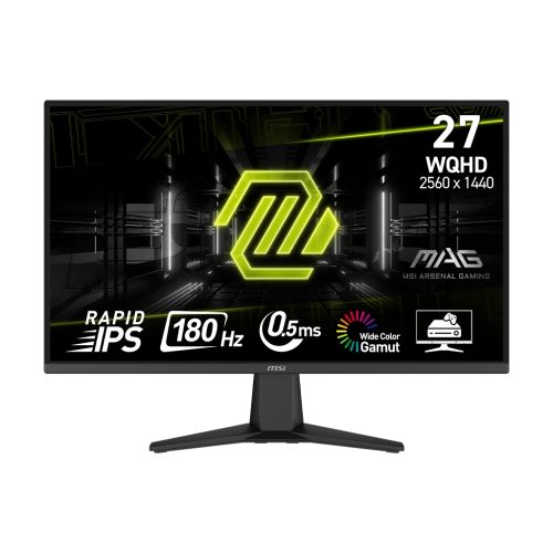 Monitor MSI MAG-275QF 27" QHD, Rapid IPS 180Hz, 0.5ms, HDMI - Ideal para Gaming y Diseño