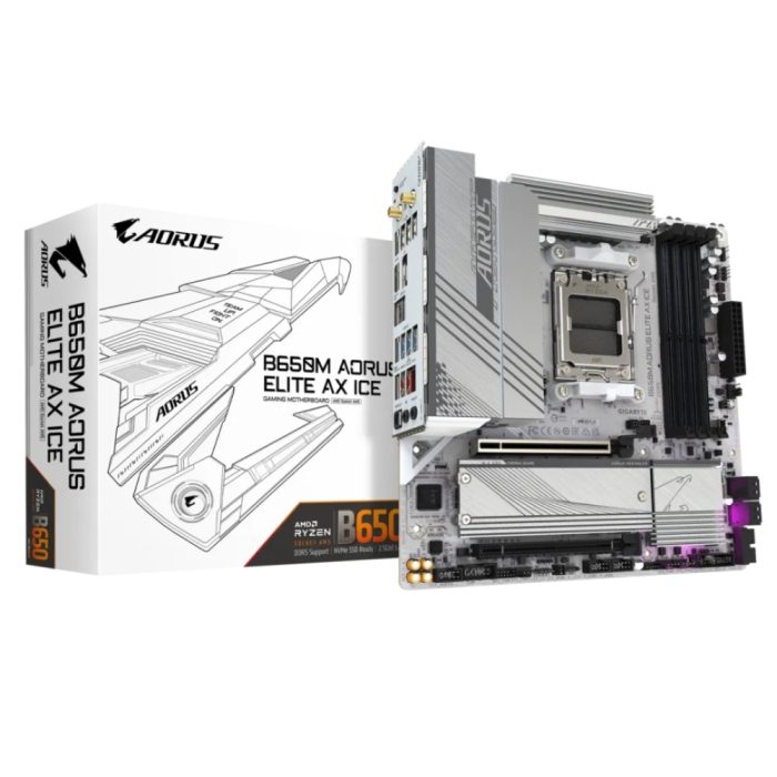 Placa Base Gigabyte B650M Elite AX - AM5, DDR5 8000MHz, M.2, 256GB - Alta velocidad y rendimiento