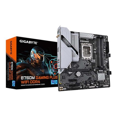 Placa base Gigabyte B760M Gaming Plus WiFi DDR4 - Ideal para PCs Gaming Compactos