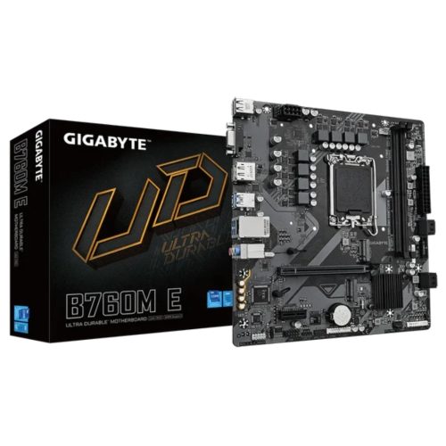 Placa base Gigabyte B860M E - DDR5, 2 DIMM, LGA 1851, ideal para rendimiento y compatibilidad.