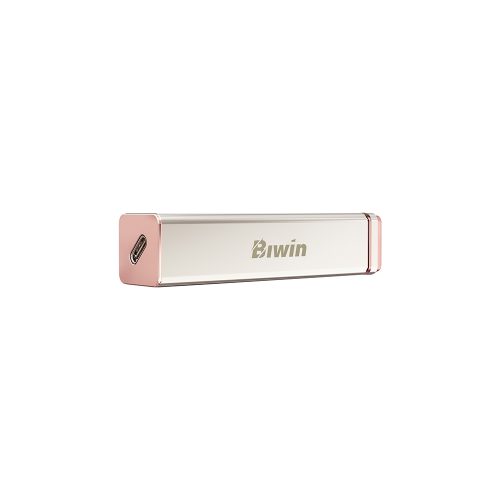 SSD externo Biwin PD2000 de 2TB en color dorado, alta velocidad y gran capacidad de almacenamiento