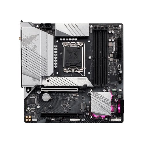 Placa base Gigabyte B760M AORUS ELITE AX Micro ATX, Chipset Intel B760, LGA1700, Wi-Fi 6