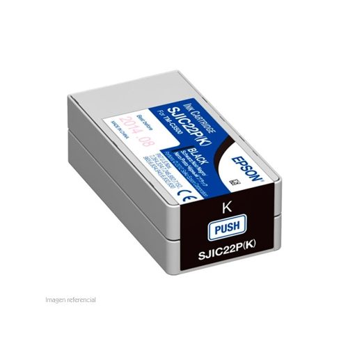 Cartucho de tinta negro Epson TM-C3500 para impresoras, alta calidad y rendimiento excepcional.
