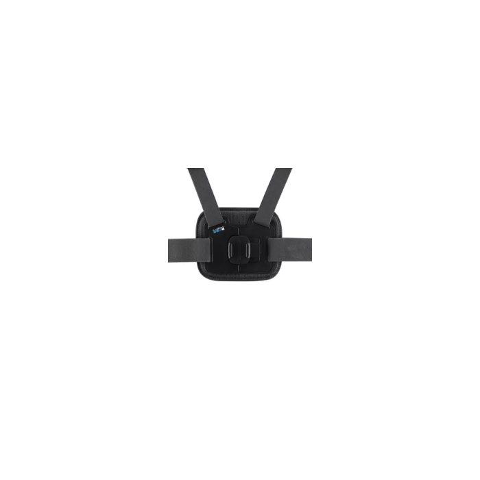 Correa ajustable GoPro para pecho - Color negro, compatible con cámaras de acción, cómoda y segura.