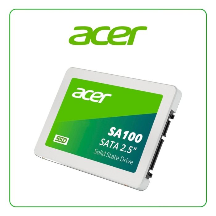 SSD Acer 480GB 2.5" Interno SATA - Velocidad de hasta 560MB/s, 150TB TBW, Ideal para mejorar tu PC