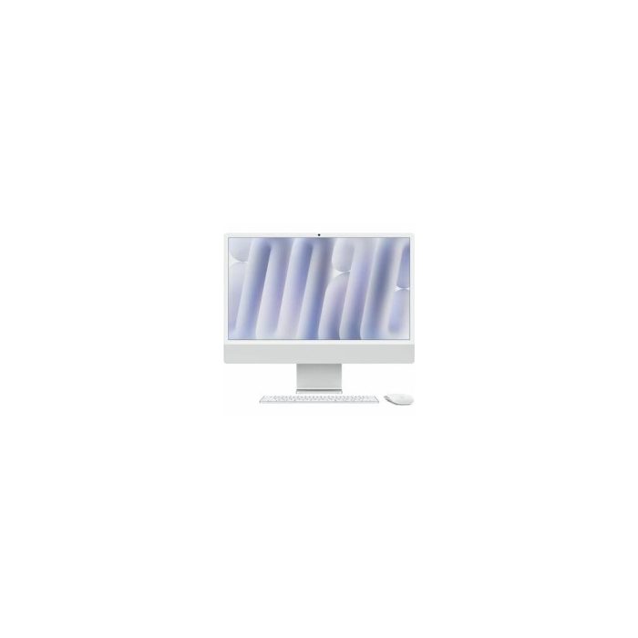 iMac 24" Apple M4 16GB RAM 512GB SSD 4.5K Plata - Todo en Uno con Conectividad Wi-Fi 6