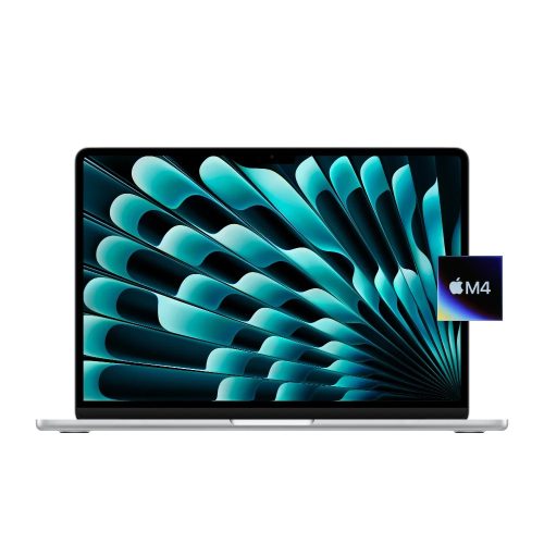 Apple MacBook Air 13.6" M4 - 16GB RAM, 512GB SSD, Pantalla Liquid Retina, Plata, 18h Batería