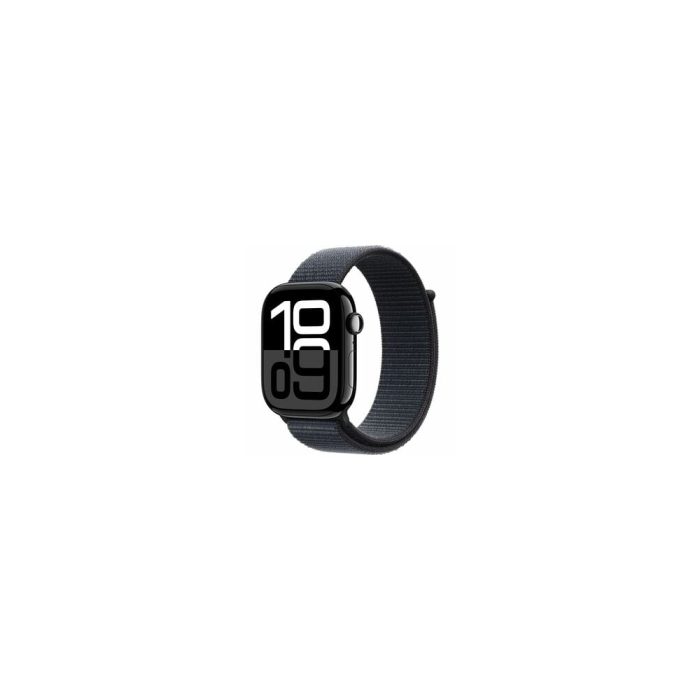 Apple Watch Series 10 de 46mm en negro azabache, con 64GB, conectividad inalámbrica y múltiples sensores