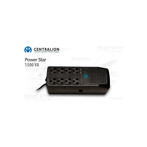 Estabilizador Centralion 1500VA (900W) con 8 Tomas y 1 puerto USB - Protección y eficiencia única