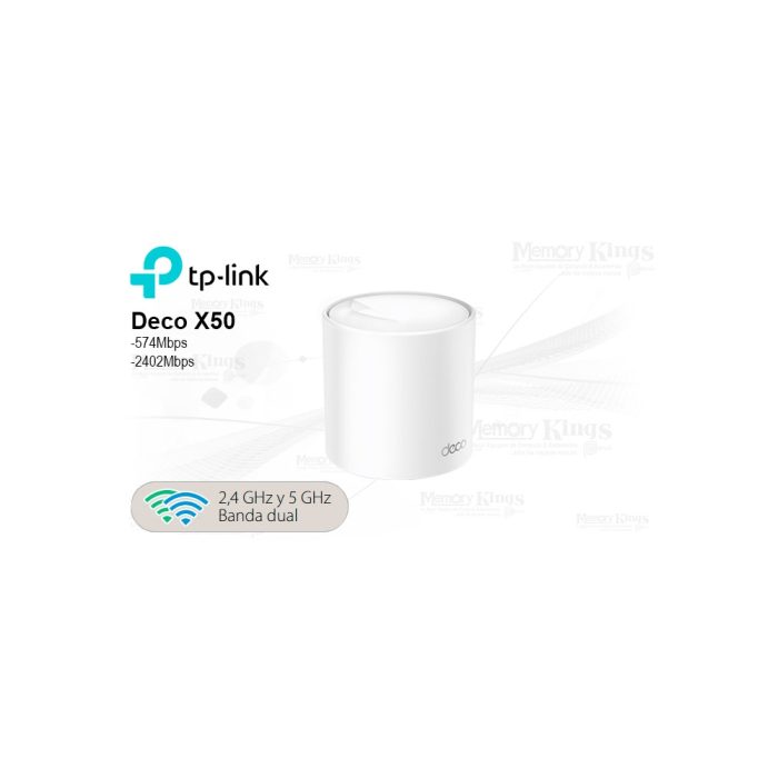 Router TP-Link Deco X50 Mesh AX3000 - Doble banda, gran cobertura y fácil instalación