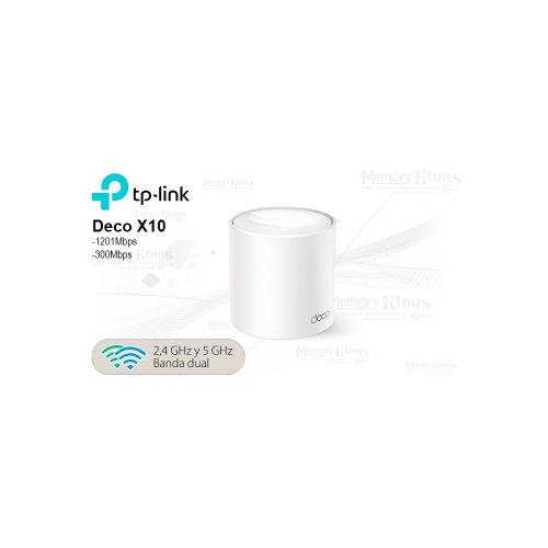 Router TP-Link Deco X10 AX1500 Mesh Wi-Fi 2 bandas, cobertura amplia y alta velocidad