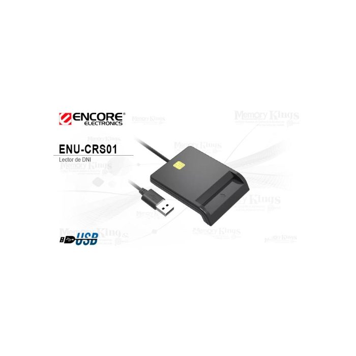 Lector de DNI Electrónico Encore ENU-CRS01: Rápido, compacto y fácil de usar para identificación segura