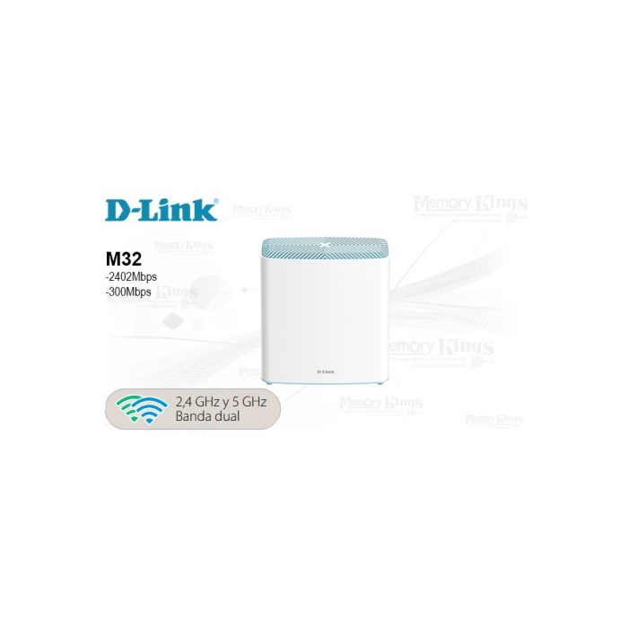 Router D-Link Mesh M32 AX3200: WiFi rápido, doble banda, cobertura amplia y fácil instalación