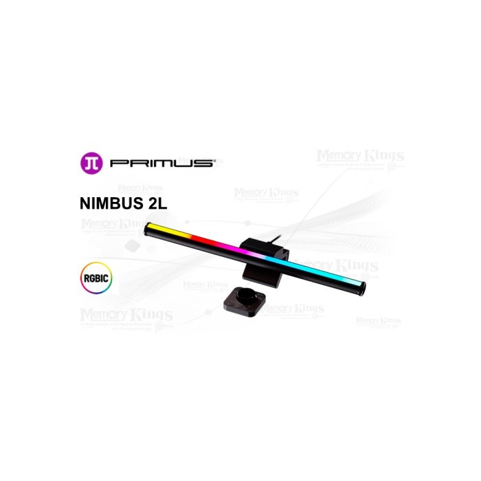 Iluminación smart RGB Primus Nimbus 2L - Estilo moderno, control app y energía eficiente.
