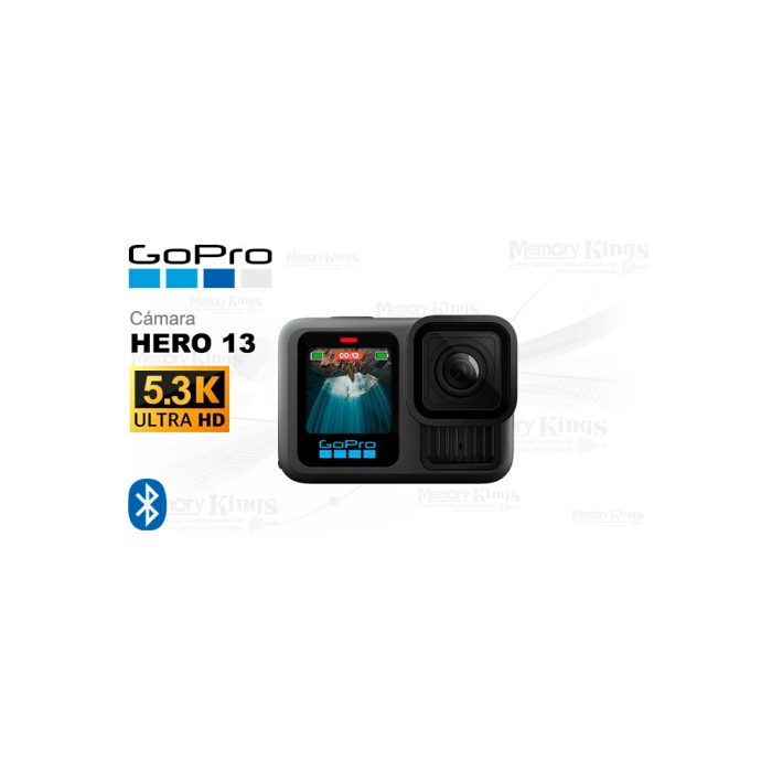 Cámara GoPro Hero 13 Black 27MP 5.3K 60fps - Captura tus aventuras con calidad profesional
