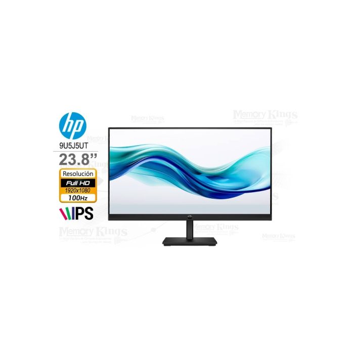 Monitor HP Pro 324pf de 23.8" IPS FHD 100Hz - Pantalla nítida y fluida para gaming y productividad