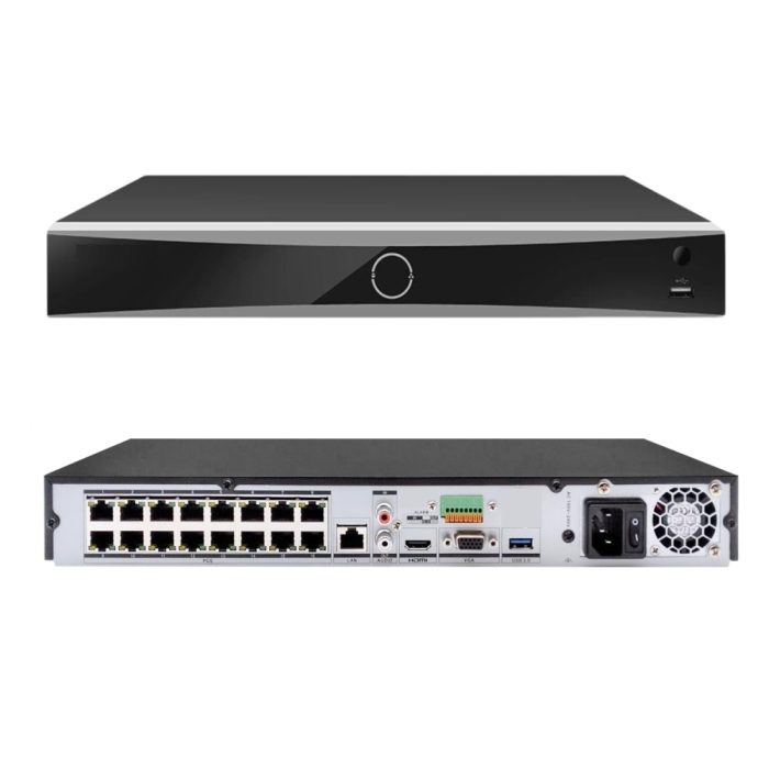 Hikvision NVR 16 Canales DS-7616NXI-K2 para Grabación de Video en Red - Alta Capacidad y Rendimiento