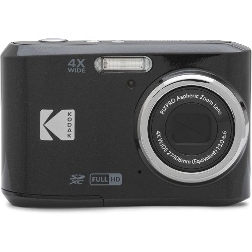 Cámara digital Kodak Pixpro FZ45 compacta 16MP con zoom 4x y video Full HD - color negro