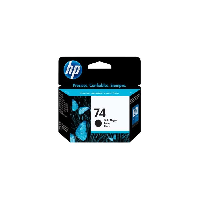 Cartucho de tinta HP 74 negra 4.5ml original para impresoras - Excelente calidad de impresión