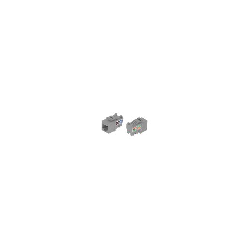 Keystone Jack Cat6 Nexxt Solutions - Conector de Red Gris para Alta Velocidad y Rendimiento