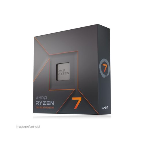 Procesador AMD Ryzen 7 7700X 8 núcleos 4.5/5.4 GHz, 32MB L3, Socket AM5, 105W de alto rendimiento