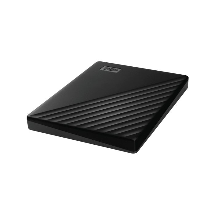 Disco duro externo Western Digital My Passport 2TB, USB 3.2, rápido y portátil en color negro